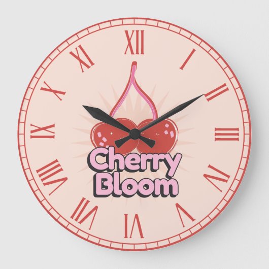Cherry Bloom Grote Klok (Voorkant)