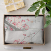 CHERRY-BLOSSEN MET BIRD-weefselpapier Tissuepapier (Geschenk)