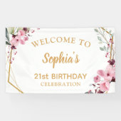 Cherry Blossom 21e anniversaire Grande bannière de (Horizontal)