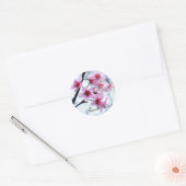 Cherry Blossom - A Ronde Sticker (Envelop)