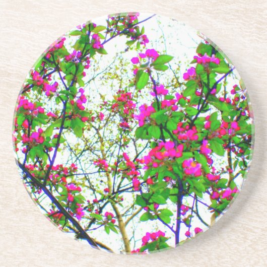 'Cherry Blossom Abstract' Onderzetter (Voorkant)