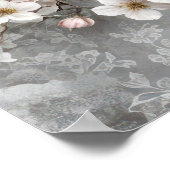 Cherry Blossom Abstract Poster (Hoek)