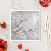 Cherry Blossom Abstract Servet (Insitu)
