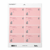 Cherry Blossom Address Label (Full Sheet)