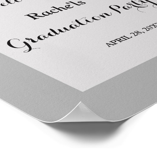 Cherry Blossom Afstuderen Poster (Hoek)