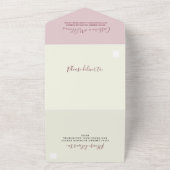 Cherry Blossom All-in-One Pink Event Invitation (Dehors)