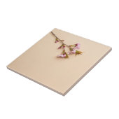 Cherry Blossom and Daisy Background Tegeltje (Zijkant)