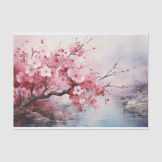 Cherry Blossom Aquarel Tissue Paper Tissuepapier