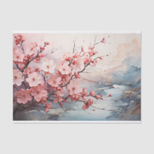 Cherry Blossom Aquarel Tissue Paper Tissuepapier