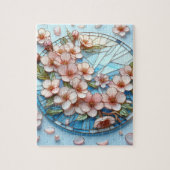 Cherry Blossom Art Jigsaw Puzzle (Vertical)
