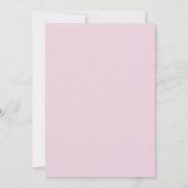 Cherry Blossom Autumn | Uitnodiging tot roze wedde (Achterkant)