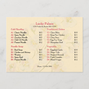 Cherry Blossom Aziatisch Restaurant Menu