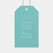 Cherry Blossom Baby shower Cadeaulabel (Achterkant)