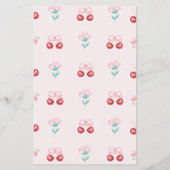 Cherry Blossom Baby Word Scramble spel Flyer (Achterkant)