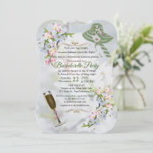 Cherry Blossom Bachelorette Party Kaart (Staand voorkant)