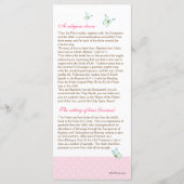 Cherry Blossom Baptism Programme 4/5 Programma (Achterkant)