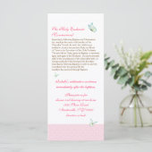 Cherry Blossom Baptism Programme 5/5 Programma (Staand voorkant)