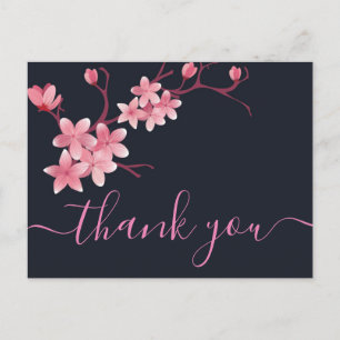 Cherry Blossom Bedankt Briefkaart