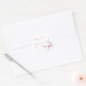 Cherry Blossom Bedankt Sticker (Envelop)