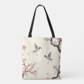 Cherry Blossom Bird Tas (Achterkant)