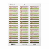 Cherry Blossom Birds Gepersonaliseerde Adresetiket Etiket (Full Sheet)
