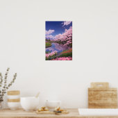Cherry Blossom Bliss Poster (Keuken)