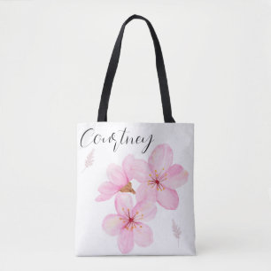 Cherry Blossom Bloemen Custom Draagtas