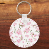 Cherry Blossom Bloom Sleutelhanger (Achterkant)
