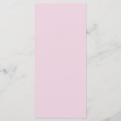 Cherry Blossom Bloom | Weddenschap-programma Programma (Achterkant)