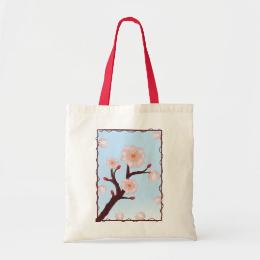 Cherry Blossom Blooms Bag Tote Bag (Voorkant)