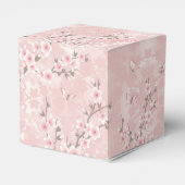 Cherry Blossom Blush Pink Birthday  Favor Box Bedankdoosjes (Achterkant)