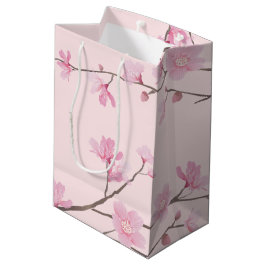 Cherry Blossom - Blush Pink Medium Gift Bag Medium Cadeauzakje