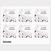 Cherry Blossom-boekplaatjes Vierkante Sticker (Vel)