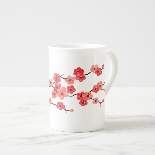 Cherry Blossom Bone China Mok (Voorkant rechts)