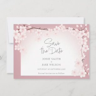 Cherry Blossom  Border Save the Date
