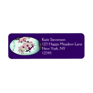 Cherry Blossom Branch Etiket