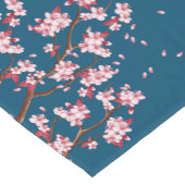 Cherry Blossom Branches Korte Tafelloper (Hoek)