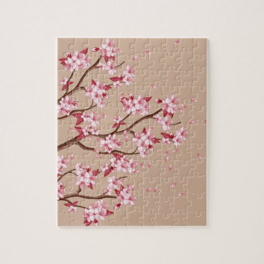 Cherry Blossom Branches Legpuzzel (Verticaal)