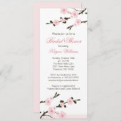 Cherry Blossom Bridal Shower Uitnodiging (Voorkant / Achterkant)