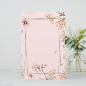 Cherry Blossom Briefpapier (Staand voorkant)