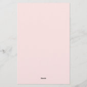 Cherry Blossom Briefpapier (Achterkant)