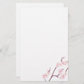 Cherry Blossom Briefpapier (Voorkant / Achterkant)