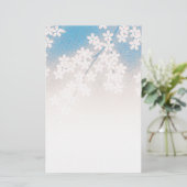 Cherry Blossom Briefpapier (Staand voorkant)