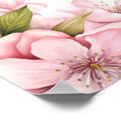 Cherry Blossom Bruids Thee Douche Poster (Hoek)