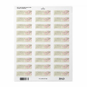 Cherry Blossom Bruiloft Retouradres Labels (Full Sheet)