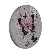 Cherry Blossom Butterflies Dartbord (Voorkant Links)