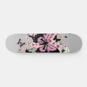 Cherry Blossom Butterflies Skateboard (Horizontaal)