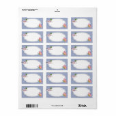 Cherry Blossom Butterfly Label (Full Sheet)