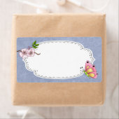 Cherry Blossom Butterfly Label (Insitu)