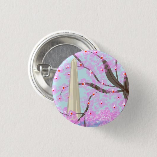 Cherry Blossom Button (Voorkant /achterkant)